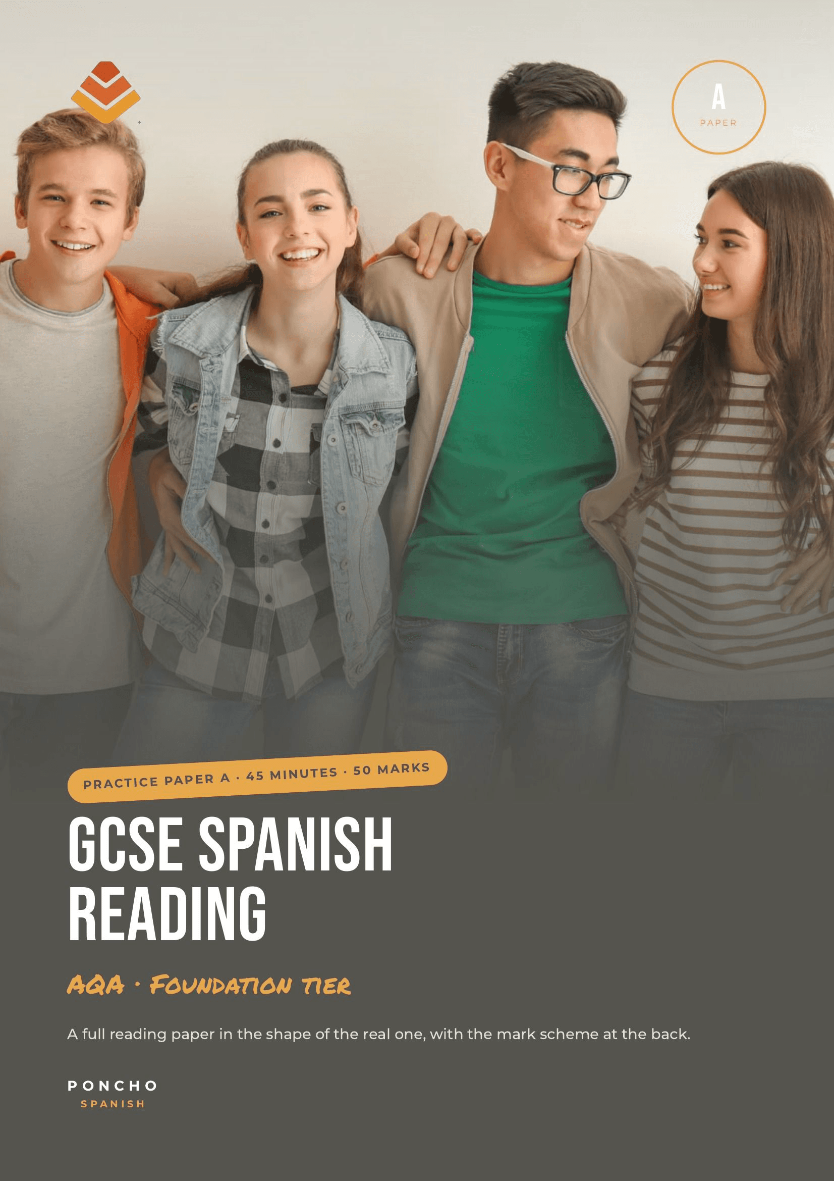 AQA GCSE Spanish (Foundation tier) - Paper 3: READING