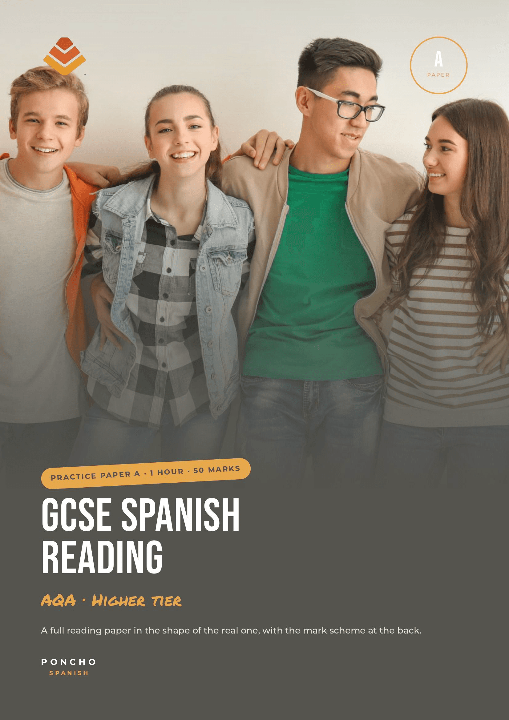 AQA GCSE Spanish (Higher tier) - Paper 3: READING